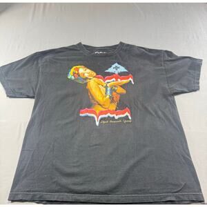 LRG Lifted Research Group Graphic T Shirt Men’s XL Black Pin Up Girl Streetwear